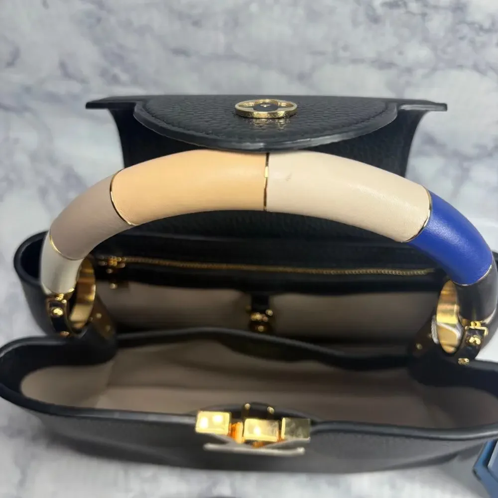 LOUIS VUITTON Capucines MM Black Taurillon Leather Ltd Edition Handle COA Dusty